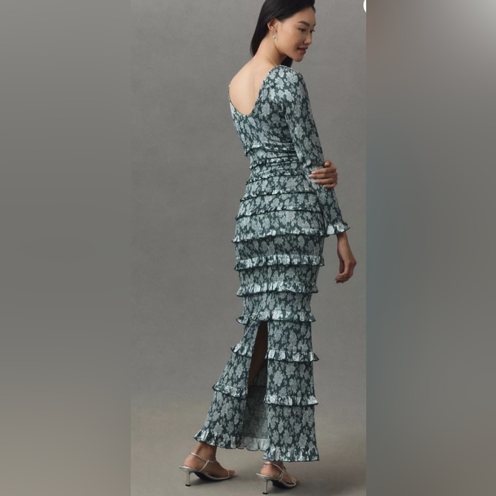 V. Chapman Lanie Ruffle Maxi Dress - Picture 2 of 6